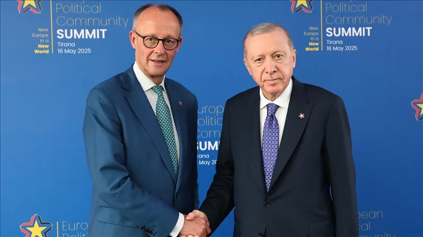 Cumhurbaşkanı Erdoğan, Almanya Başbakanı Merz’i kabul etti