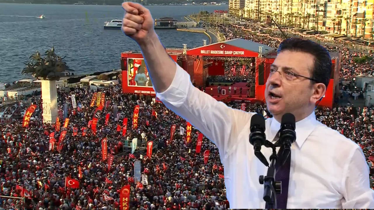 İmamoğlu: Bu sadece bir seçim mücadelesi değil yeni bir kurtuluş mücadelesi